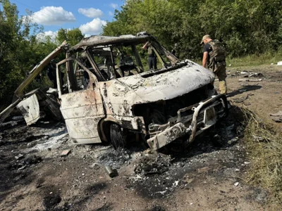 Росіяни вбили FPV-дроном двох медиків на Харківщині. Фото: Сергій Болвінов