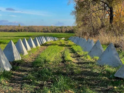 Оборонительные укрепления в Белгородской области. Фото: t.me/vvgladkov