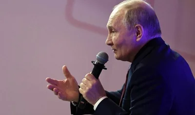Vladimir Putin speaking