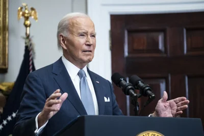 Joe Biden speaks at the White House