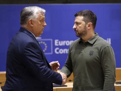 Орбан прибыл в Украину и встретился с Зеленским