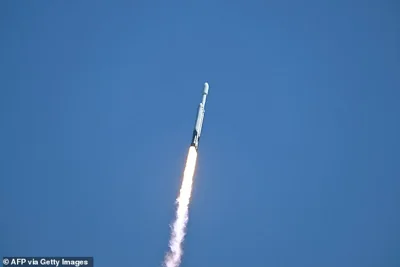 The Clipper spacecraft took off from Kennedy Space Center in Florida at 12:06 ET, tucked inside a SpaceX Falcon 9 rocket