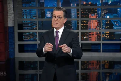 ‘Make your own iPad from scratch’: Stephen Colbert roasts Trump on ‘Liberation Day’