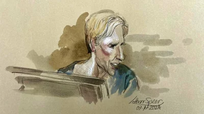 Ryan Routh in courtroom sketch