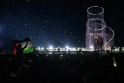 Israeli act Yuval Raphael’s Eurovision performance disrupted by protesters