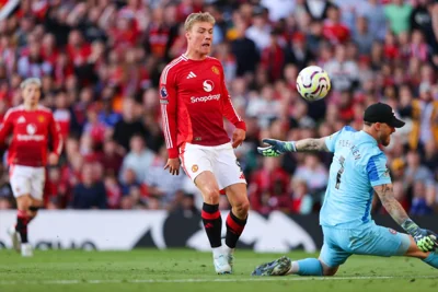 Rasmus Hojlund scored on his first Old Trafford start of the season