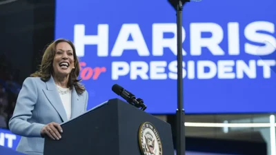 Harris raised a massive $310 million in July, as…