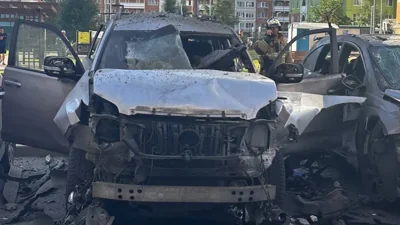 В Москве взорвался автомобиль, пострадали два человека