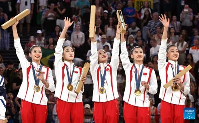 Olympics | China claims historic rhythmic gymnastics group all-around title at Paris 2024 (updated)