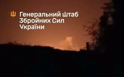 В оккупированных Ровеньках на Луганщине вспыхнула нефтебаза: что говорят в ВСУ (видео)