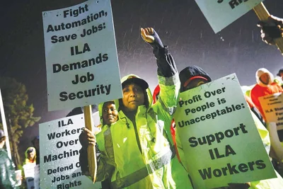 US dockworkers launch mass strike