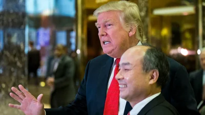 SoftBank CEO and Trump announce $100 billion investment in U.S. by firm