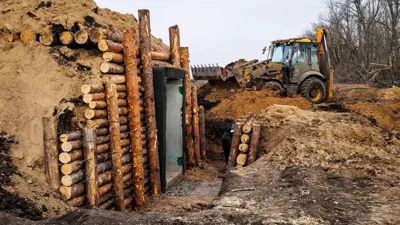 Ілюстративне фото. Будівництво фортифікацій у Харківській області