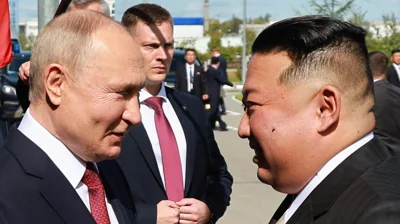 Путин прилетел в Северную Корею на встречу с Ким Чен Ыном