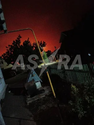 Еще одно предприятие горит после атаки БПЛА в Воронежской области, сообщают местные жители