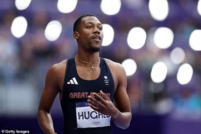 Zharnel Hughes has pulled out of Monday night's men's 200m heats at the Paris Olympics