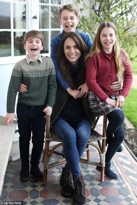 The Princess of Wales with her children in her Mother's Day portrait, which now has added significance given her diagnosis