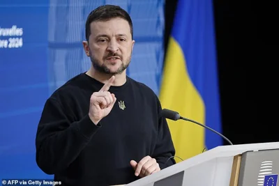 Ukrainian President Volodymyr Zelensky made a bombshell announcement at an EU summit in Brussels on Thursday, claiming he wanted NATO to let his country join the military alliance, or Ukraine would become a nuclear power