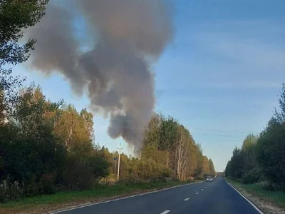 В нижегородской области крупный пожар разгорелся на мусорной свалке