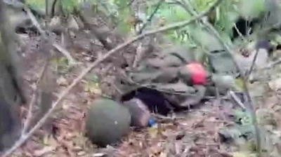 Ukrainian Air Assault Forces post video of Russian marines being killed in Russia's Kursk Oblast