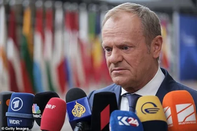 Polish PM Donald Tusk said that the three groups negotiated 'to facilitate the process' and not to ostracise Ms Meloni
