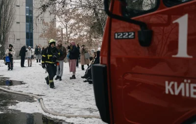 В Києві горів гуртожиток одного з університетів (фото)