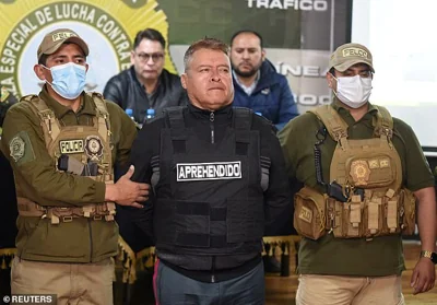 Bolivian General Juan Jose Zuniga is presented following his arrest by the authorities for a coup attempt in La Paz, Bolivia June 26, 2024