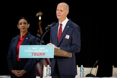 FILE PHOTO: Trump participates in roundtable discussion with Latino leaders in Doral