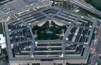 MIGHTY MILITARY An aerial view of the Pentagon in Washington, D.C., on May 10, 2023. AFP FILE PHOTO