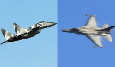 F-16 против МиГ и Су: западные истребители сравнили со старыми самолетами ВСУ