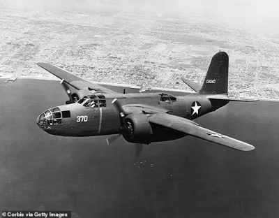 A Douglas A-20 'Havoc' light bomber like the one Biden's uncle was on
