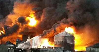 Силы обороны Украины ударили по стратегической нефтебазе в Курской области рф — взрывы в россии