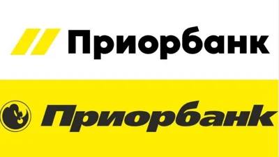 Сверху - новый логотип "Приорбанка", снизу - старый. 2024 год. Коллаж: "Зеркало"