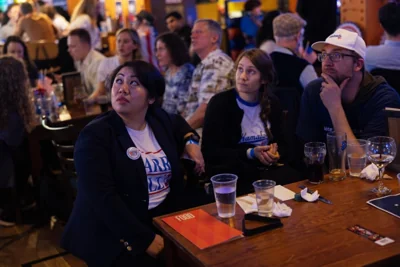 Election watch in London