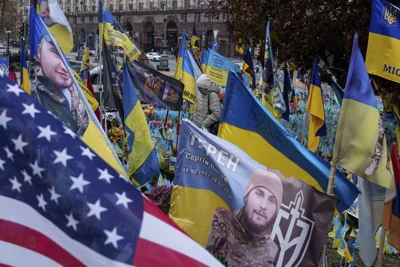 Memorial for Fallen Ukrainian Soldiers in Kyiv