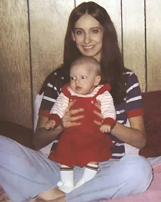 Debbie married Eminem's father when she was 15 and he was 22, and she gave birth to the rapper, real name Marshall Mathers, two years later. Pictured, a young Eminem with his mother