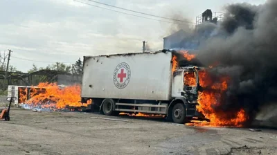 3 Red Cross workers killed in Russian attack on Donetsk Oblast, 2 more injured