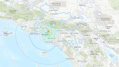 Magnitude 4.4 earthquake strikes Los Angeles area, USGS says