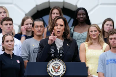 VP Kamala Harris used her first public appearance since Biden withdrew from the 2024 presidential race to praise his legacy as being ‘unmatched in modern history’