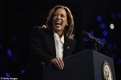 Kamala Harris (pictured) has unveiled plans to legalize recreational marijuana and create 'forgivable' business loans for black entrepreneurs in a bid to win the black vote