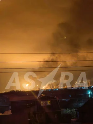 В Кстово Нижегородской области после ночной атаки возник пожар в промышленной зоне в районе НПЗ «Лукойл-Нижегороднефтеоргсинтез» и нефтехимического завода «СИБУР-Кстово», — OSINT-анализ ASTRA