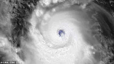 Hurricane Beryl is a compact storm, with hurricane-force winds extending 30miles (45kilometers) from its center. It had gained Category 4 strength Sunday before weakening slightly, and further fluctuations in strength were forecast