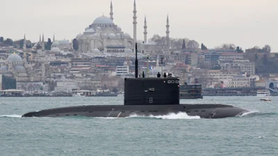 Ukraine destroys Putin’s prized £250million submarine sinking already damaged Black Sea vessel in strike on Crimea port
