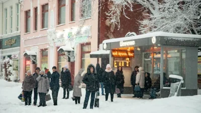 В Благовещенске ввели режим ЧС из-за рекордного снегопада