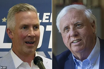 West Virginia Democratic Senate candidate Glenn Elliott and Republican opponent Gov. Jim Justice