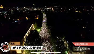 Противники закона об "иноагентах" планируют сегодня окружить здание парламента Грузии