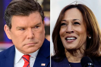 Kamala Harris and Bret Baier