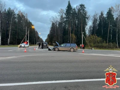 В ДТП с двумя автомобилями на трассе «Псков» в Ленобласти пострадал ребенок