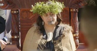 New Maori Queen anointed as her father, the King, is buried