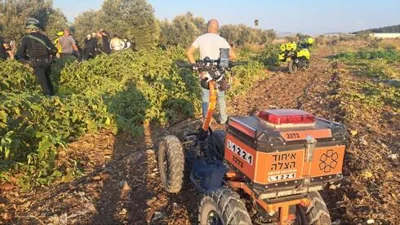 Залп по Крайот: погибли двое, пожар на месте падения ракеты